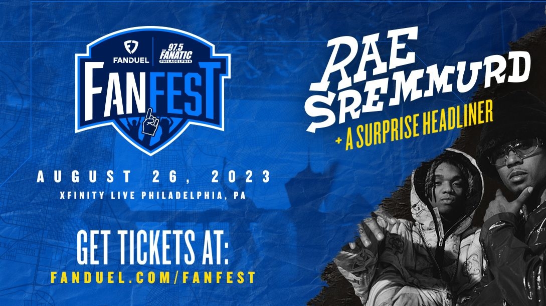 FanDuel and 97.5 The Fanatic Host Philly FanFest Featuring Performances by Rae Sremmurd