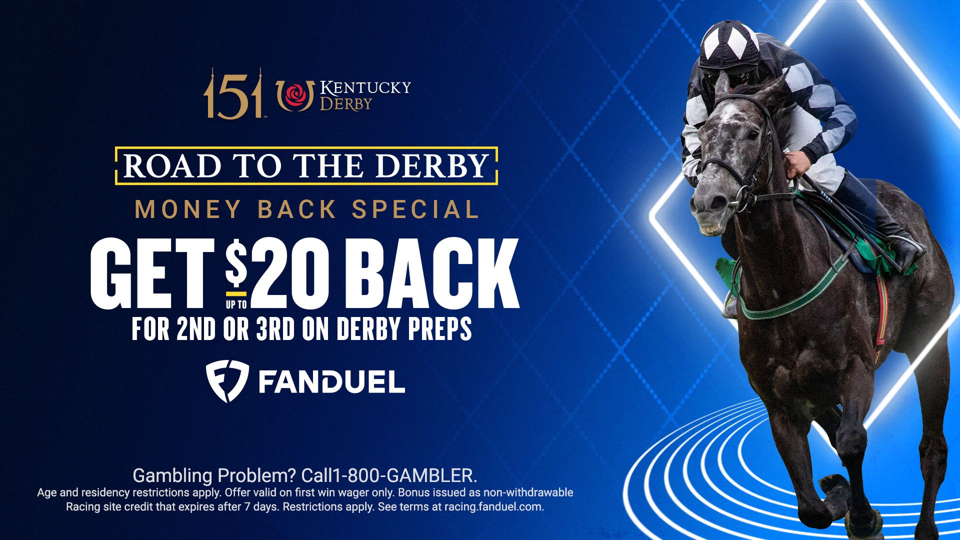 WATCH EVERY PREP RACE FOR THE 151st KENTUCKY DERBY ONLY ON FANDUEL TV